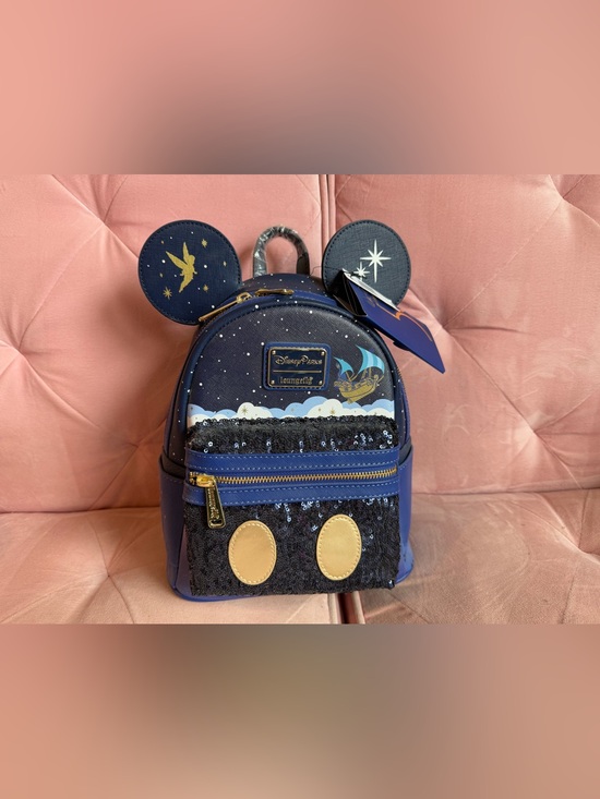Loungefly Handbags - Disney Parks Loungefly Peter Pan Mini Backpack MMMA  mickey NWT